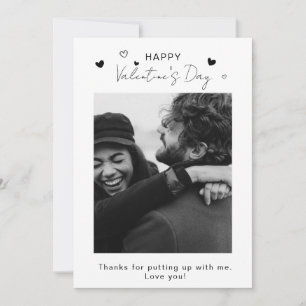PHOTO Valentine's Day Boyfriend/Girlfriend Love Holiday Card