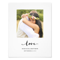 Véritable Amour | Impression Mariage personnalisée