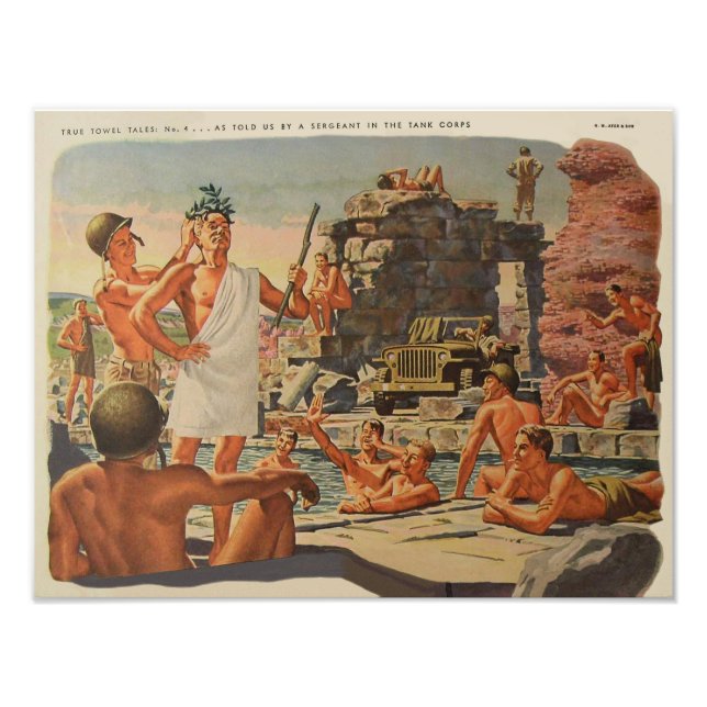 Photo Véritable Tales de Serviettes No 4 de 6 Impression (Devant)