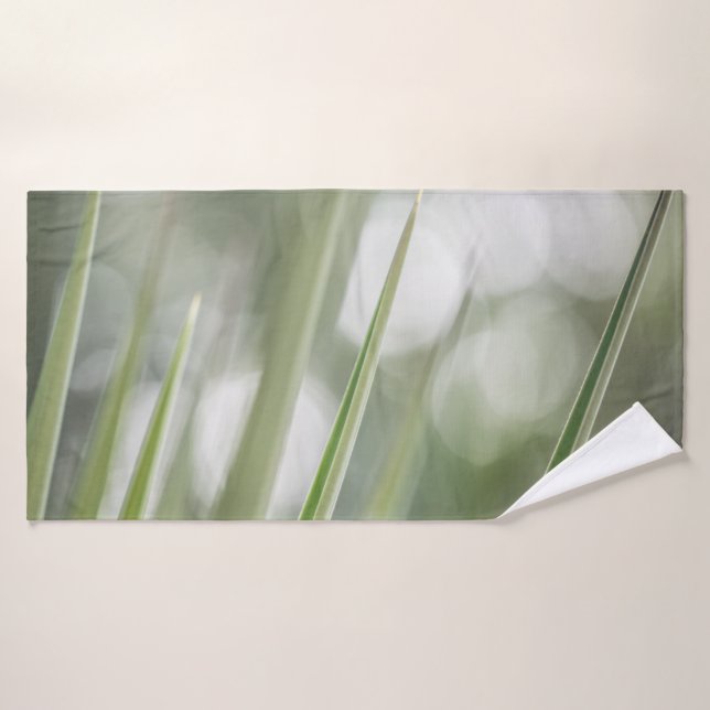 Photo vert pointu Plante Nature (Serviette de bain)