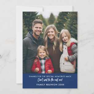Photo Vertical for Family Reunion Holiday Card