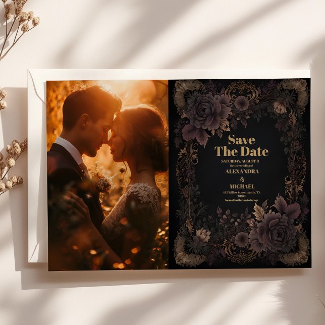 Photo Victorian Royal Gothic Wedding Save The Date (Creator Uploaded)