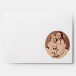 Photo vintage antique sœurs enveloppe FromMyDesk