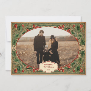 Photo Vintage Botanical Holiday