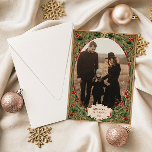 Photo Vintage Botanical Holiday