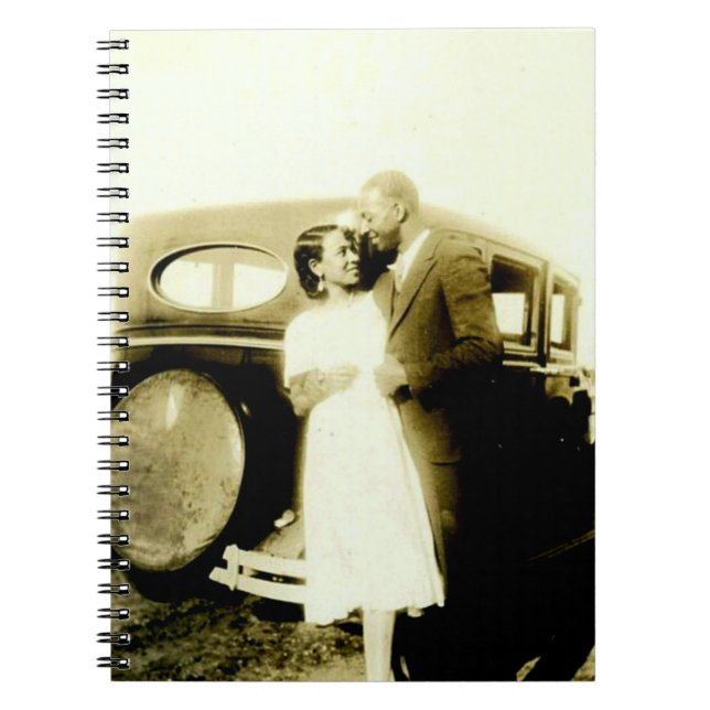 Photo vintage de carnet de couples (Devant)