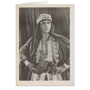 Photo vintage de production de Rudolph Valentino