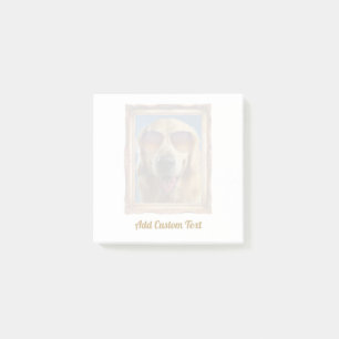 Photo Vintage Frame Dogs Pets Family Custom Text Post-it Notes