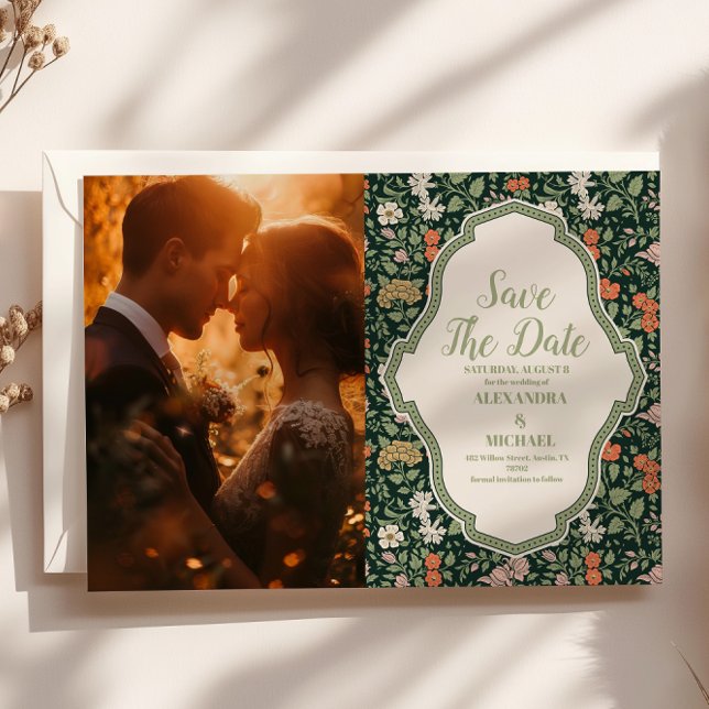 Photo Vintage Wedding Invitation William Morris (Creator Uploaded)