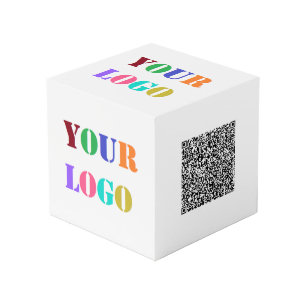 Photo Votre logo et code QR Cube promotionnel d'entrepri