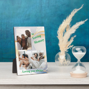 Photo Vous aimer toujours Plaque Tabletop personnalisée