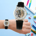PHOTO Watch Wife Husband Kids Parents Pets Family<br><div class="desc">Introducing the perfect gift for any special occasion,  our customizable Zazzle watch! With a variety of styles and colours to choose from,  this watch is suitable for both men and women. Add a photo to make this a lovely memorial,  or momento keepsake watch.</div>