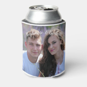 Photo Wedding Can Cooler