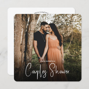 Photo Wedding Couples Bridal Shower Invitation