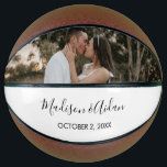 Photo Wedding Gift Personalized Custom Basketball<br><div class="desc">Photo Wedding Gift Personalized Custom Basketball</div>