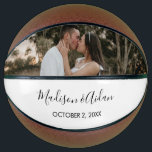 Photo Wedding Gift Personalized Custom Basketball<br><div class="desc">Photo Wedding Gift Personalized Custom Basketball</div>