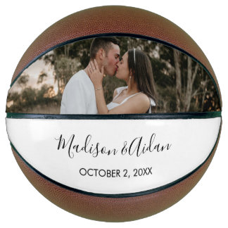 Photo Wedding Gift Personalized Custom Basketball