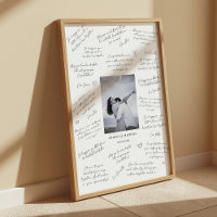 Photo Wedding Guest Signature