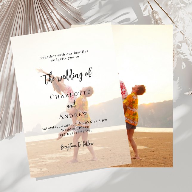 Photo wedding invitation (Creator Uploaded)