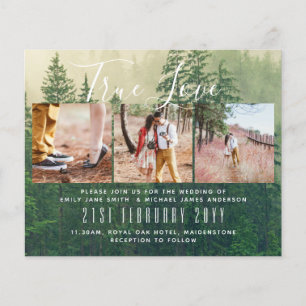 Photo Wedding Invitation Engagement Bridal Shower Flyer