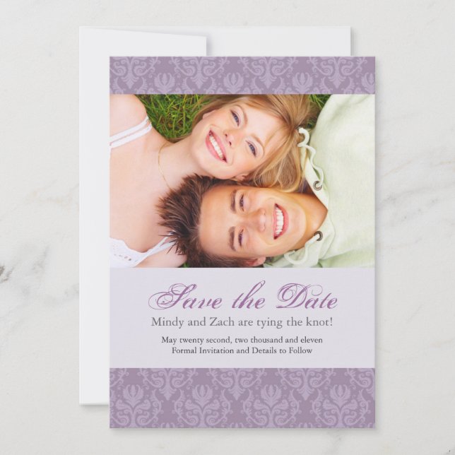 Photo Wedding Invitation Template (Front)