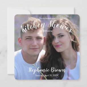 Photo Wedding Kitchen Shower Invitation