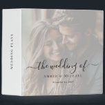 Photo Wedding Plans | Modern Elegant   Binder<br><div class="desc">More Wedding Supplies in the Little Bayleigh Store!</div>