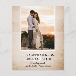 Photo Wedding Save The Date