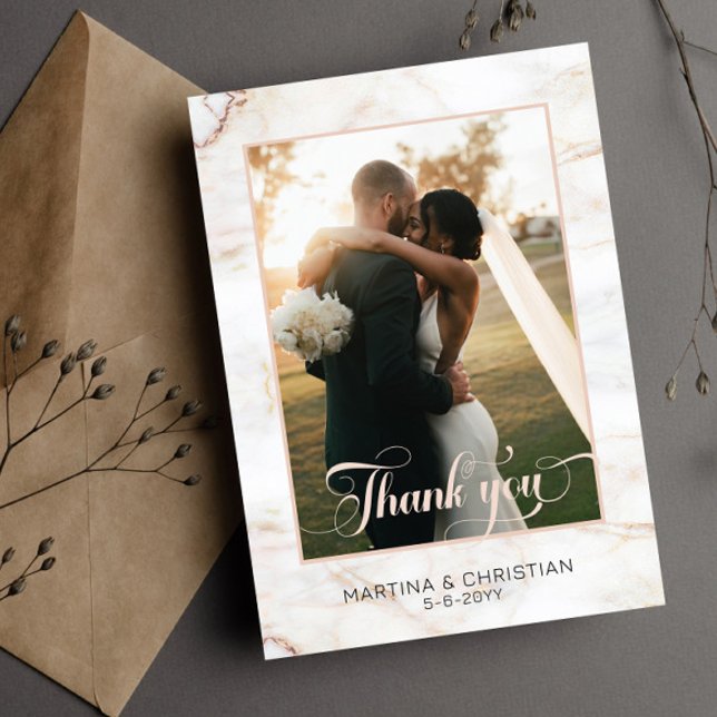 Photo Wedding  Thank You Card (Creator Uploaded)