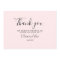 Photo wedding thank you card