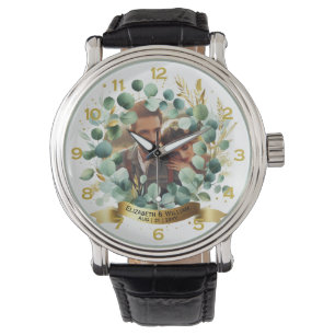 PHOTO Wedding Thank You Eucalyptus Leaves Gift Watch