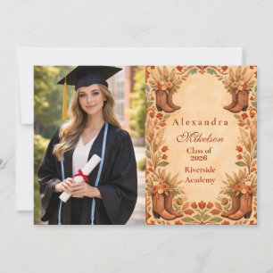 Photo Western Wildflower Country Party Announcement