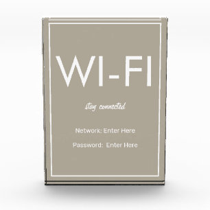 Photo Wi-Fi beige moderne bloc d'hôtes
