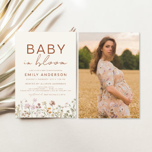 Photo Wildflower Baby in Bloom Baby Shower