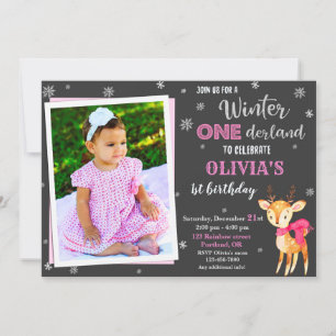 Photo Winter onederland 1ère invitation anniversai