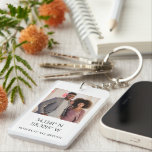 Photo with GPS Coordinates and Photo Personalized Keychain<br><div class="desc">Photo with GPS Coordinates.  Personalized keychain from Ricaso -  change text and photograph to suit your needs. You can find your personalized GPS coordinates by searching online,  if possible it is best to copy and paste the result.  Great photo gift idea for couples.</div>
