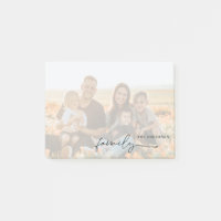Photo with Name Personalized Faded Post-it Notes
