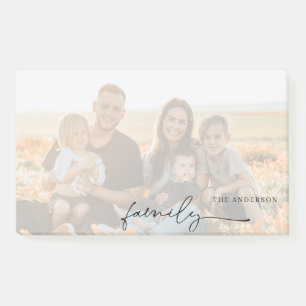 Photo with Name Personalized Faded Post-it Notes