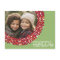 Photo with Red Berry Christmas Wreath Frame