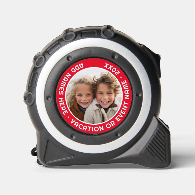 Photo with Red Border and Custom Text 1 (Front)