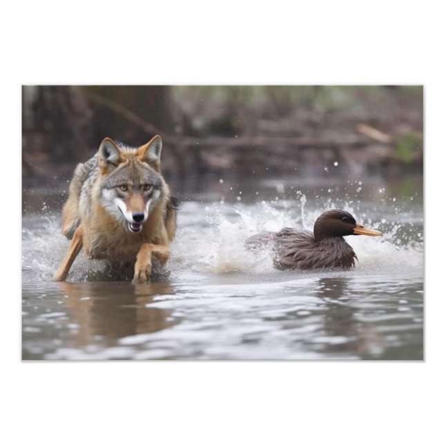 Photo Wolf Yellowstone (Devant)