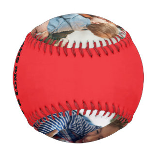 Photo Worlds Best Dad Personalize Baseball