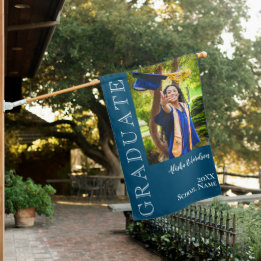 Photo, Year & School GRADUATE House Flag