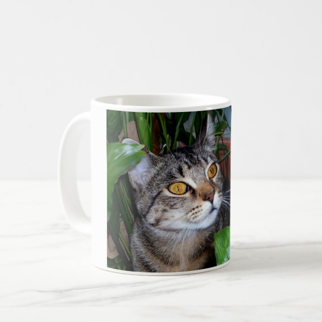 Photo Your Pet Cat Cat Coffee Mug (Devant gauche)