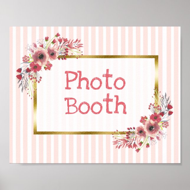 Photobooth de mariage aspect tableau noir (Devant)