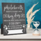 Photobooth Hashtag Wedding Party Sign