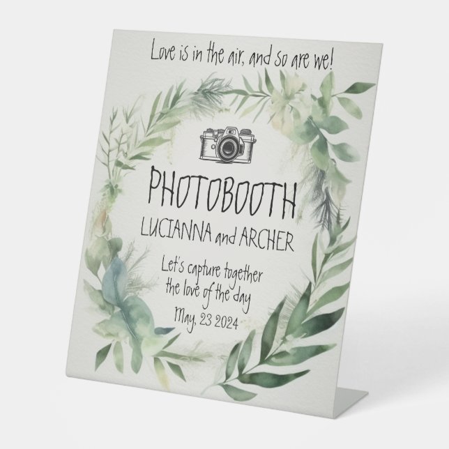 PHOTOBOOTH sign (Front)