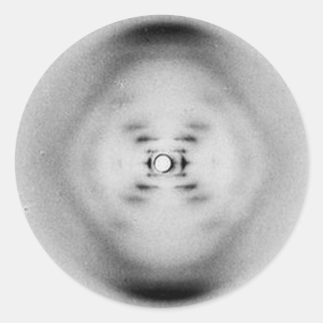 Photograph 51 by Rosalind Franklin | DNA Sticker (Front)