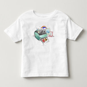Photograph coming out of an instant camera toddler t-shirt