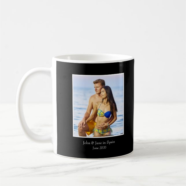Photograph Frame, Custom Photo – Personalized Coffee Mug (Left)
